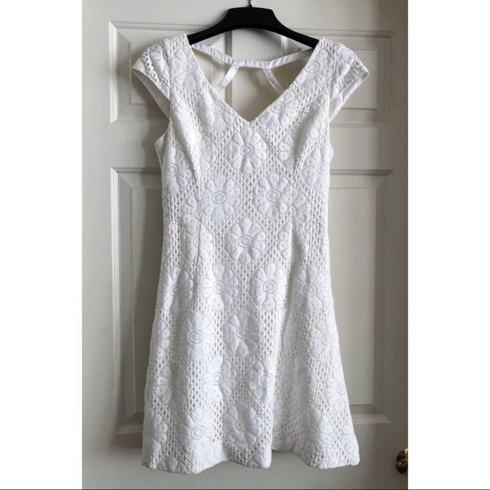 Lilly Pulitzer White Cap Sleeve Dress